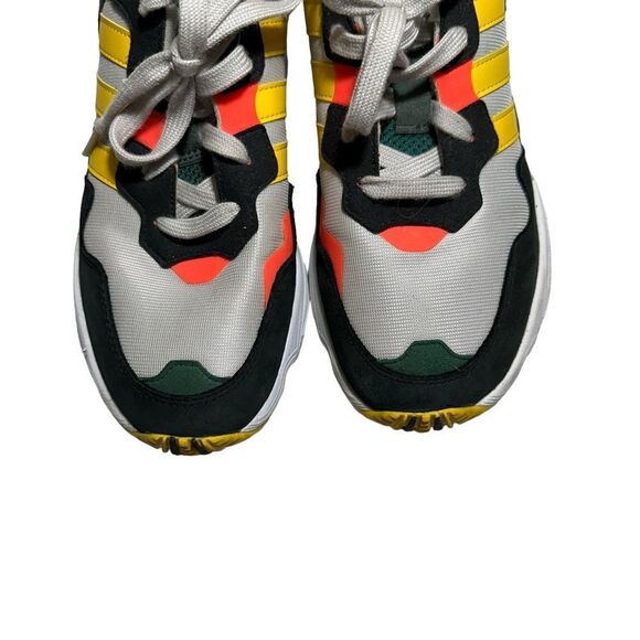 ADIDAS Yung-96 Grey One Bold Gold DB2605 Men's Shoes Sneakers Size 8 - Picture 5 of 13